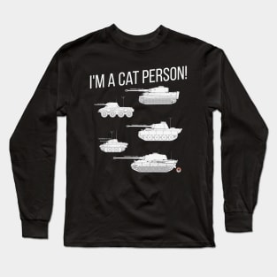 Im a cat person (5 German cats) Long Sleeve T-Shirt